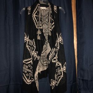 Black and Tan cardigan